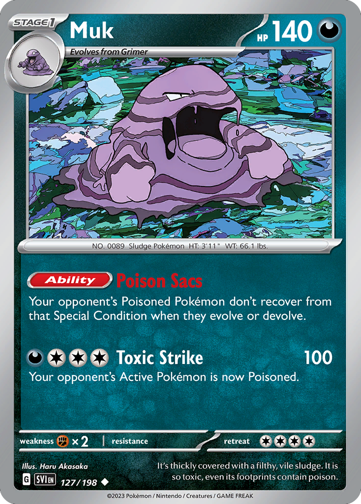 Muk - 127/198 - Reverse Holofoil