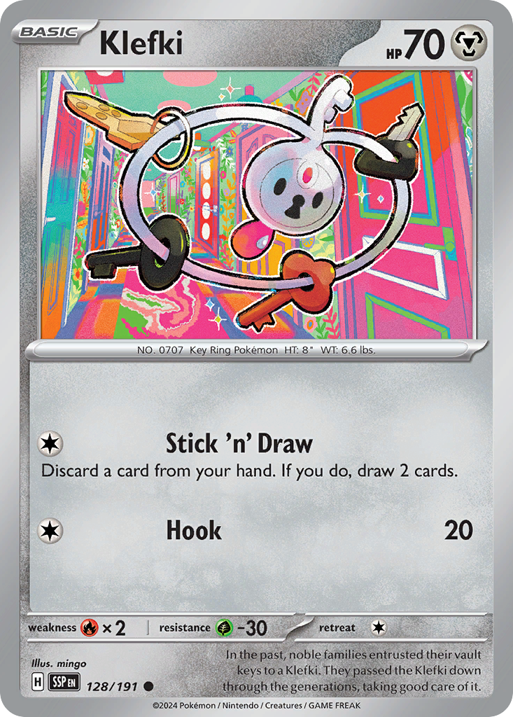 Klefki - 128/191 - Reverse Holofoil