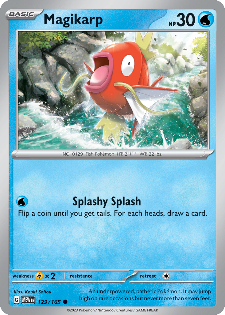 Magikarp - 129/165 - Reverse Holofoil