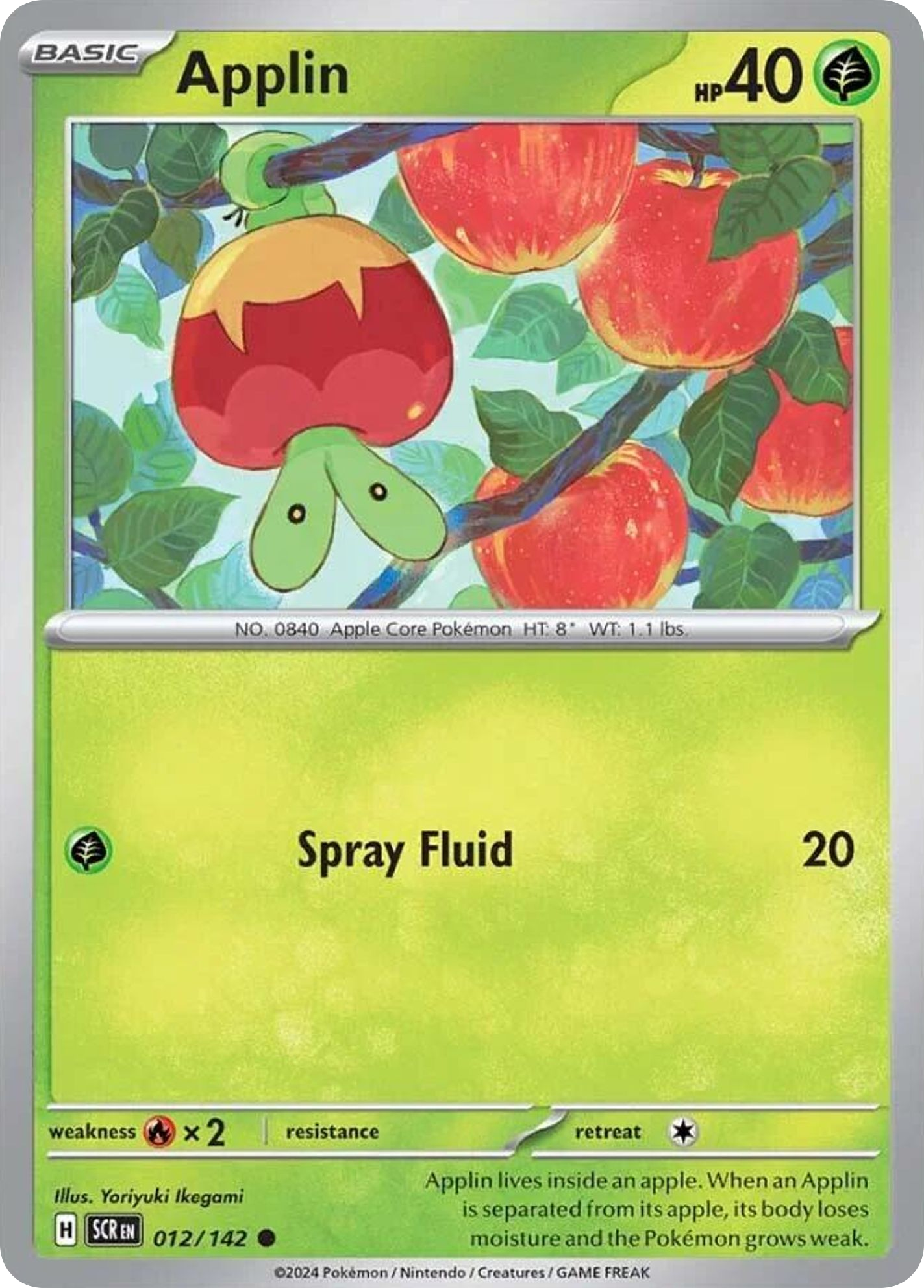 Applin - 012/142 - Reverse Holofoil