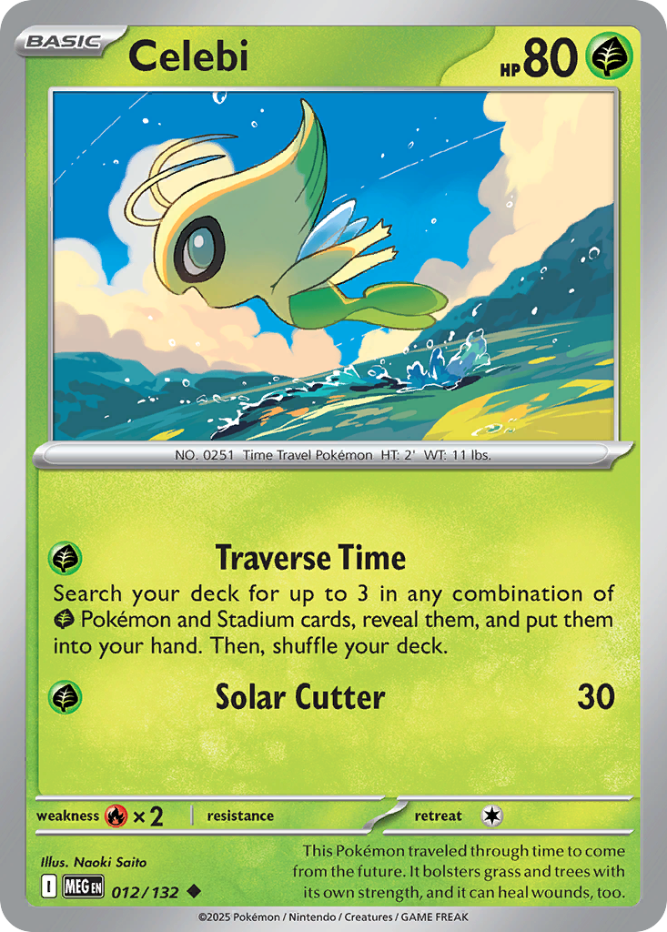 Celebi - 012/132 - Reverse Holofoil