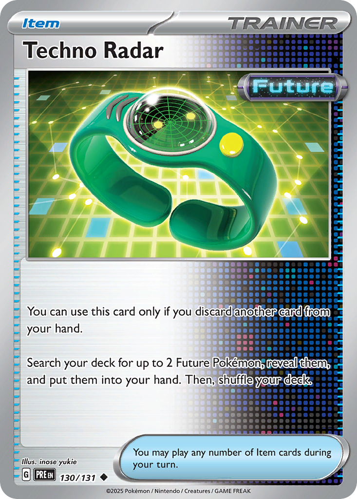 Techno Radar (Poke Ball Pattern) - 130/131