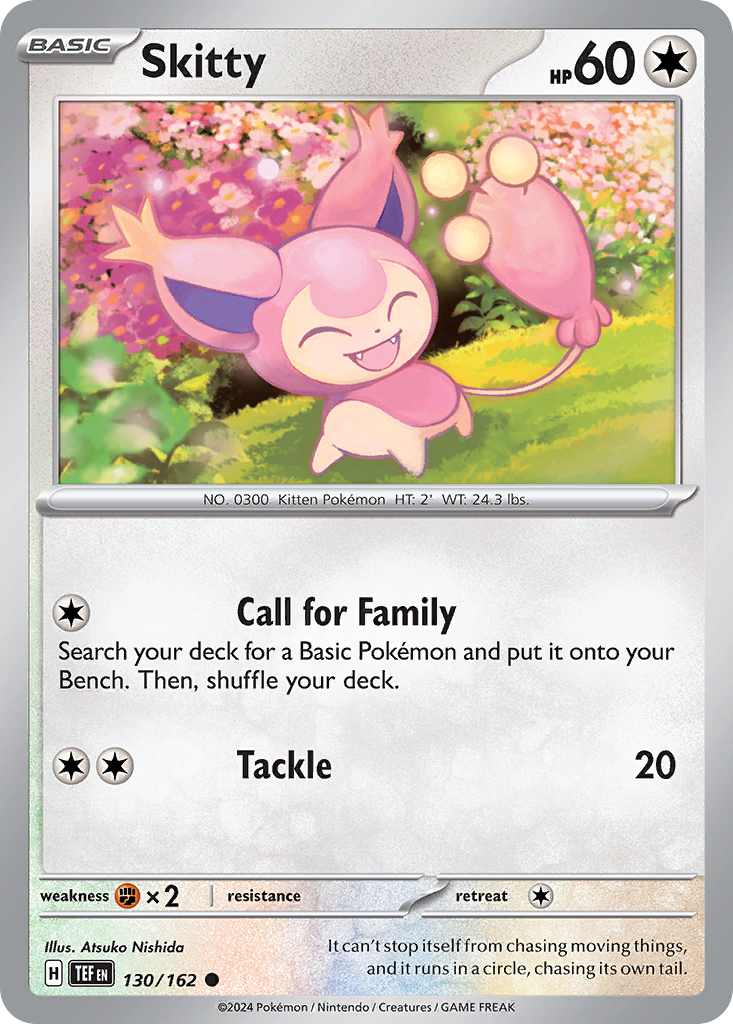 Skitty - 130/162 - Reverse Holofoil