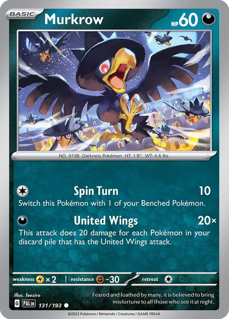 Murkrow - 131/193 - Reverse Holofoil