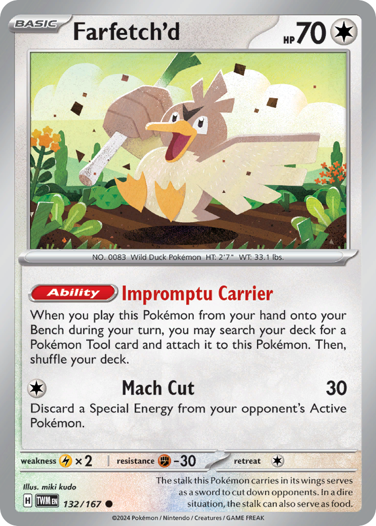 Farfetch'd - 132/167 - Reverse Holofoil