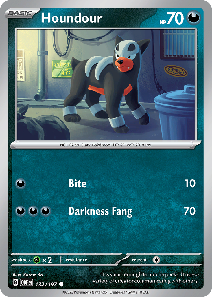 Houndour  - 132/197