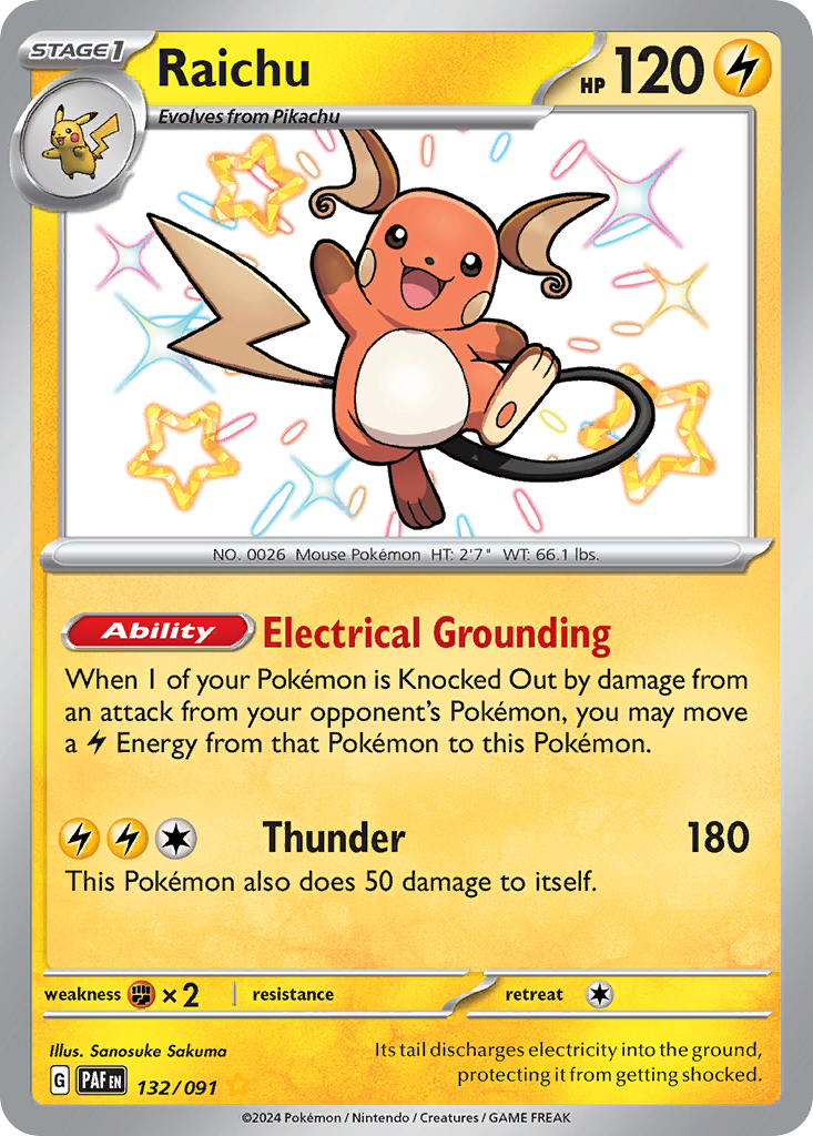 Raichu  - 132/091