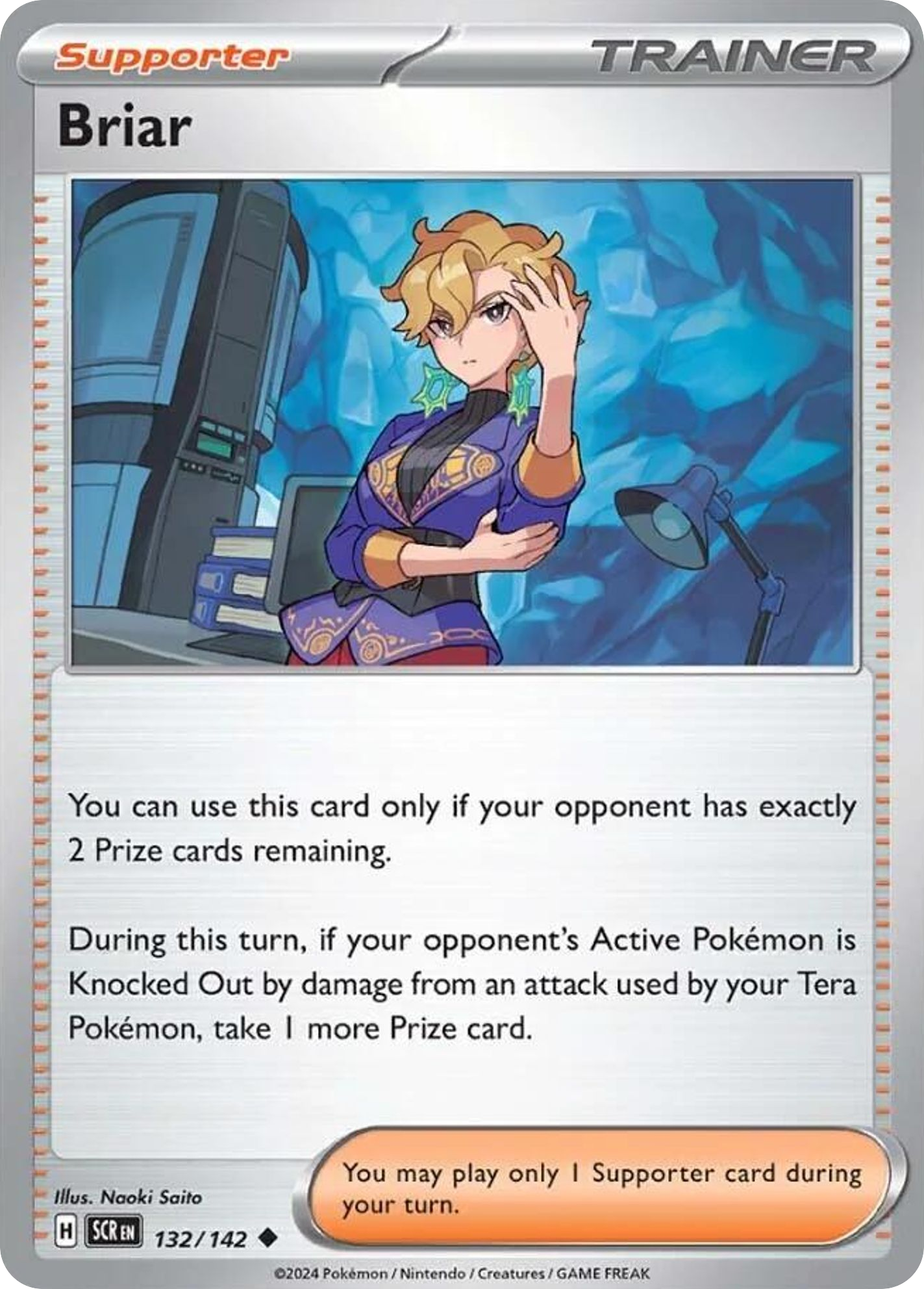 Briar  - 132/142 - Reverse Holofoil