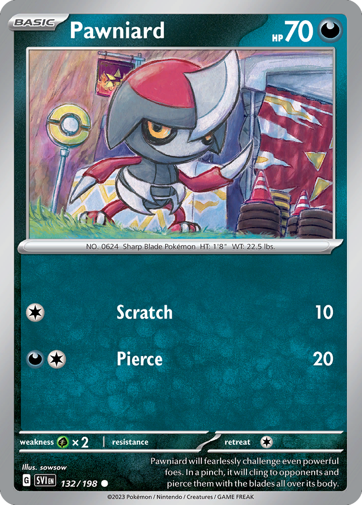 Pawniard - 132/198 - Reverse Holofoil