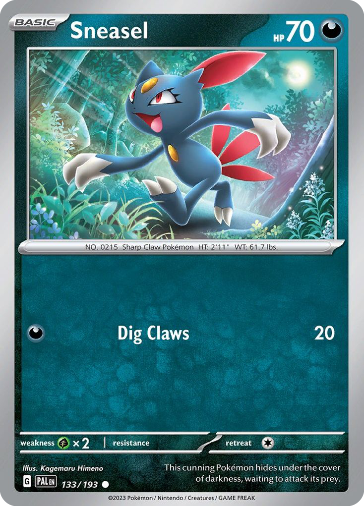 Sneasel - 133/193 - Reverse Holofoil