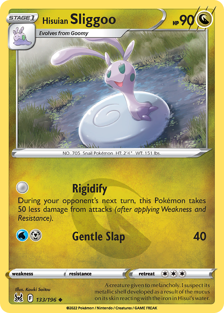Hisuian Sliggoo - 133/196 - Reverse Holofoil