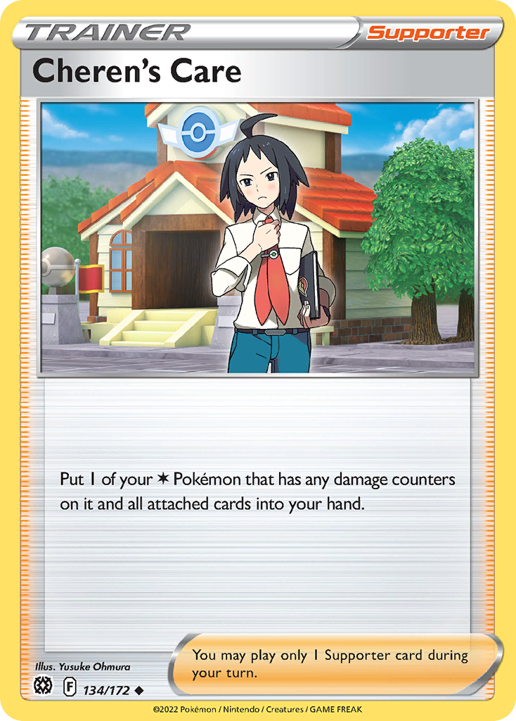 Cheren's Care - 134/172 - Reverse Holofoil