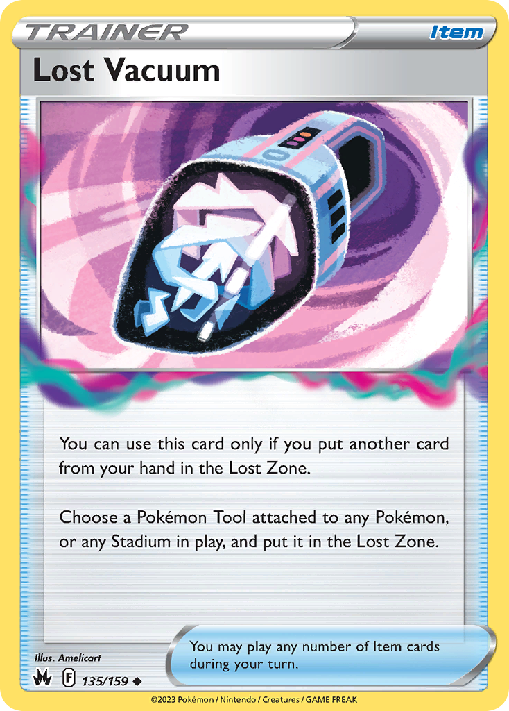 Lost Vacuum - 135/159 - Reverse Holofoil