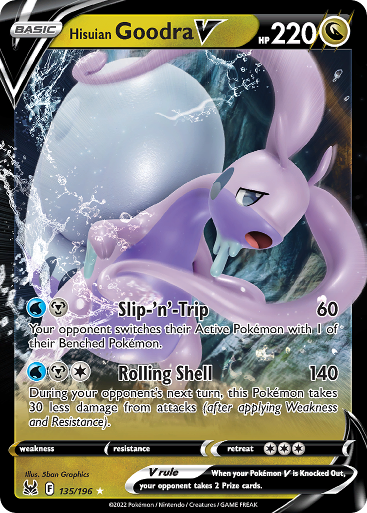 Hisuian Goodra V - 135/196