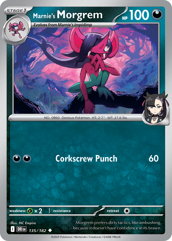 Marnie's Morgrem - 135/182 - Reverse Holofoil