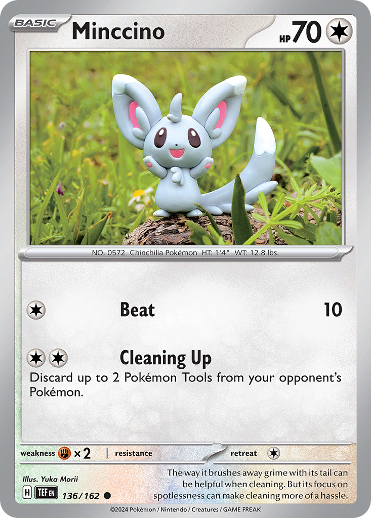 Minccino  - 136/162 - Reverse Holofoil