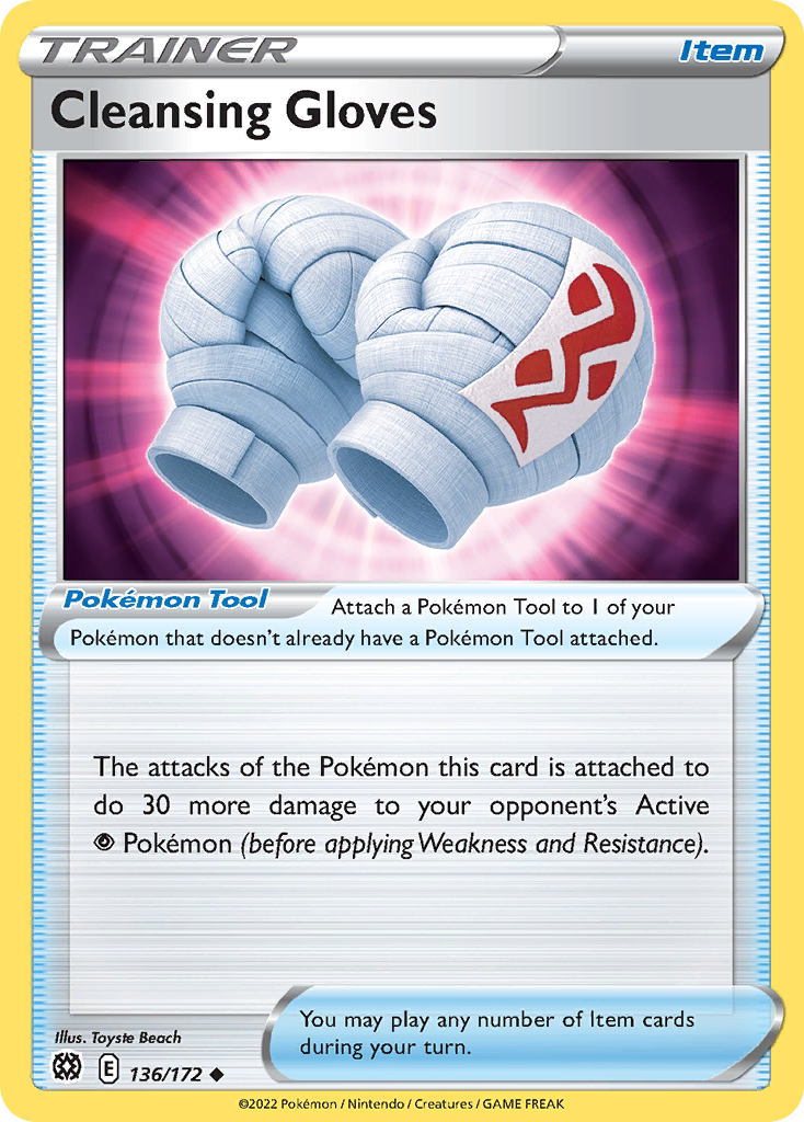 Cleansing Gloves - 136/172 - Reverse Holofoil