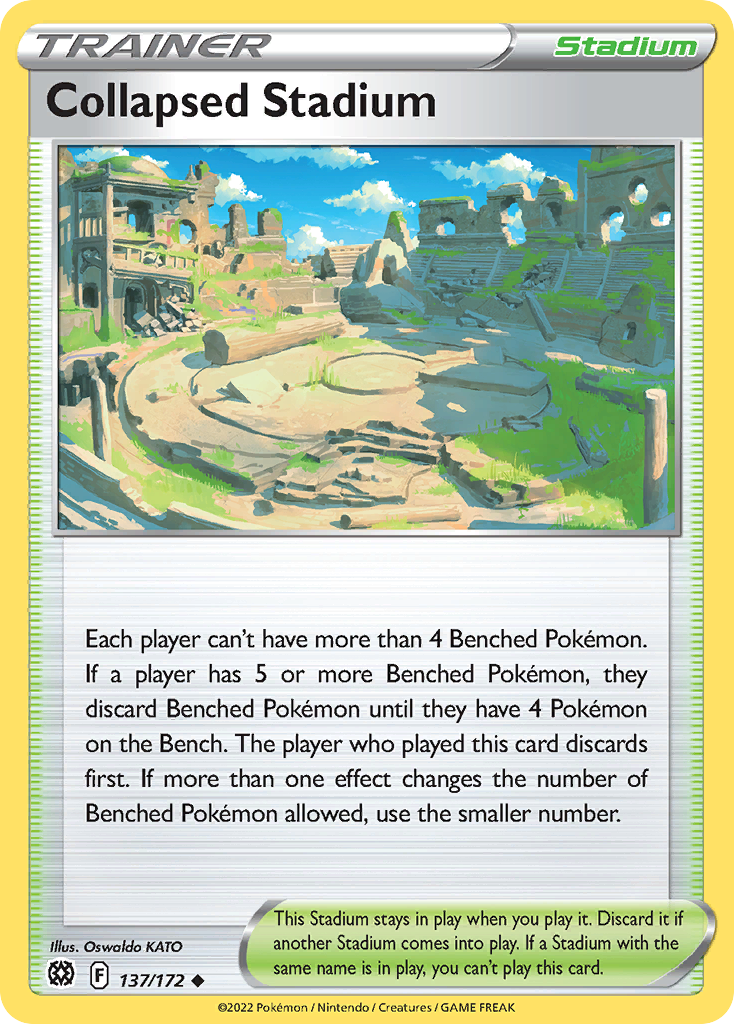 Collapsed Stadium - 137/172 - Reverse Holofoil