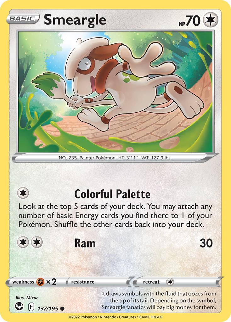 Smeargle - 137/195 - Reverse Holofoil