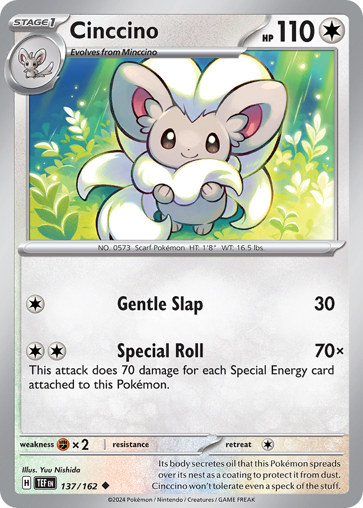 Cinccino  - 137/162 - Reverse Holofoil