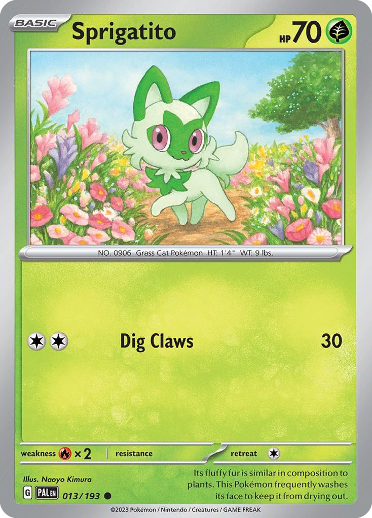 Sprigatito  - 013/193 - Reverse Holofoil