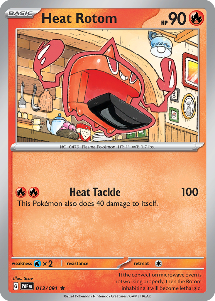 Heat Rotom - 013/091 - Reverse Holofoil