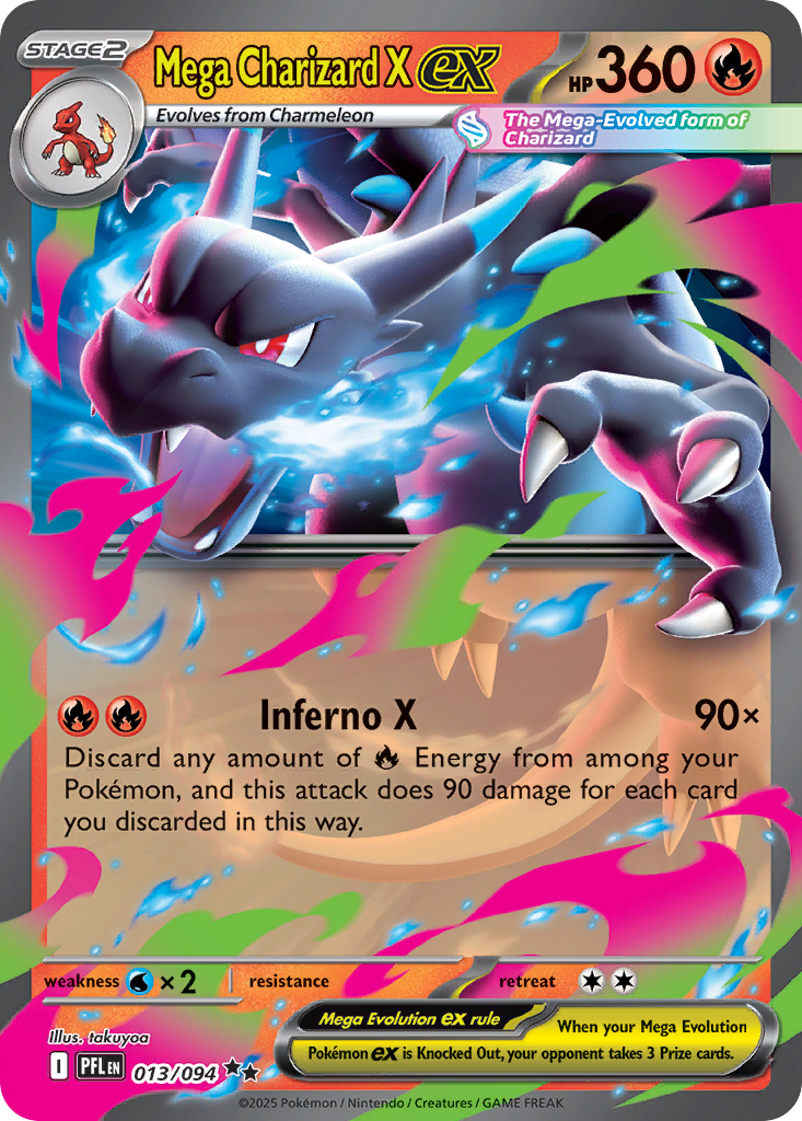 Mega Charizard X ex  - 013/094