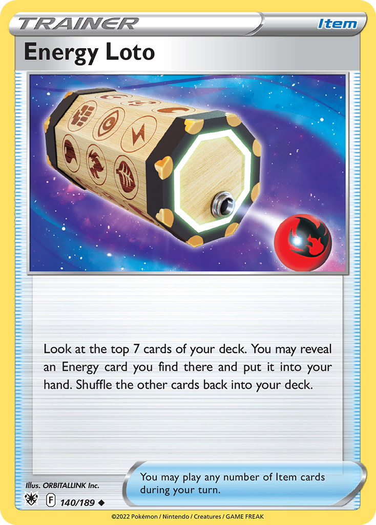 Energy Loto - 140/189 - Reverse Holofoil