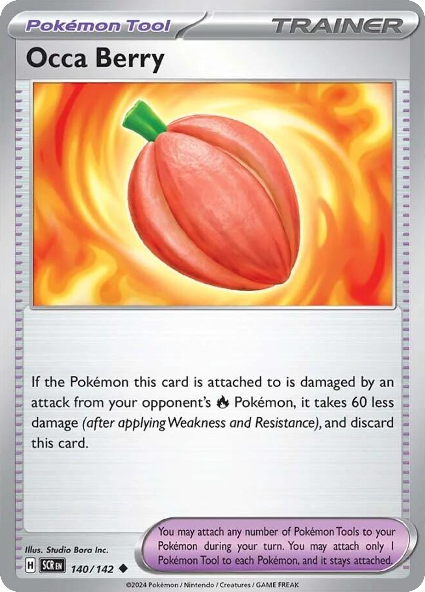 Occa Berry - 140/142 - Reverse Holofoil