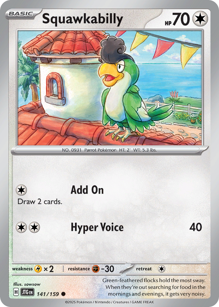 Squawkabilly - 141/159 - Reverse Holofoil