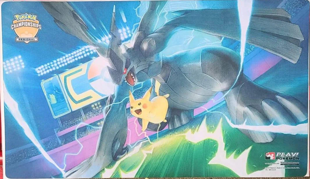 Pokemon Regional Playmat - Pikachu and Zekrom