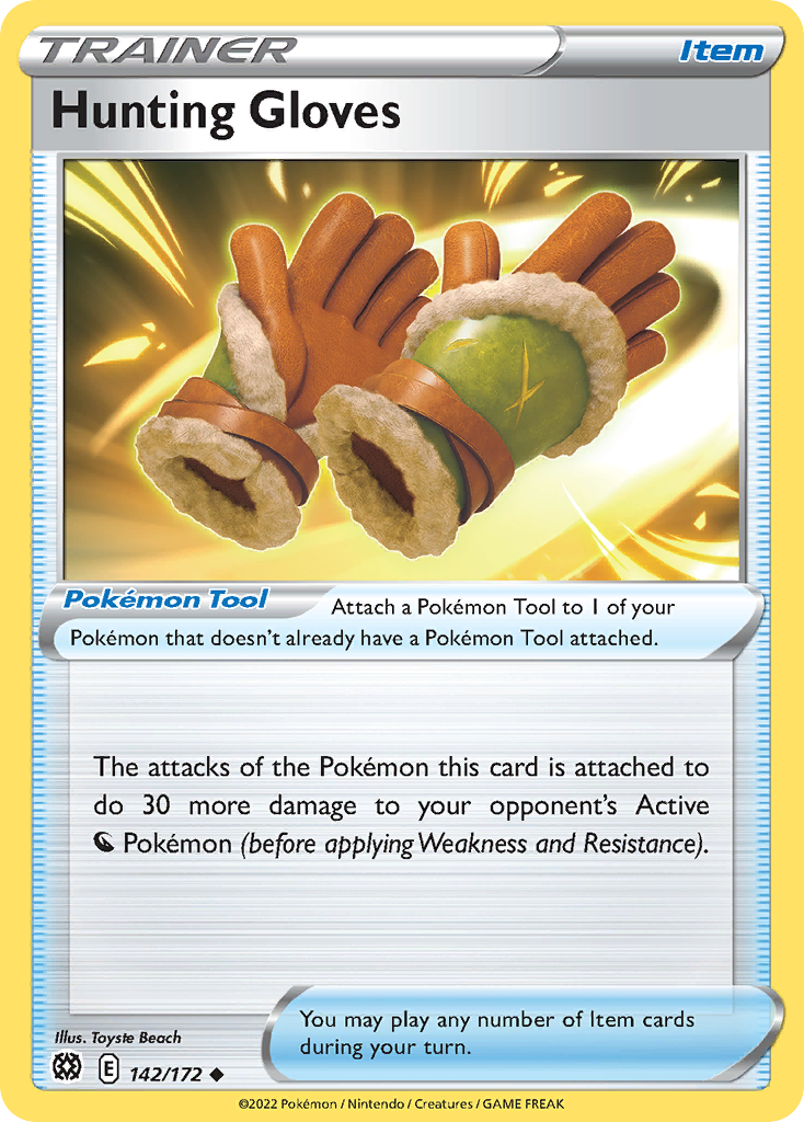 Hunting Gloves - 142/172 - Reverse Holofoil