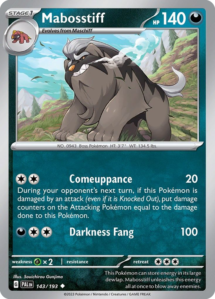 Mabosstiff - 143/193 - Reverse Holofoil