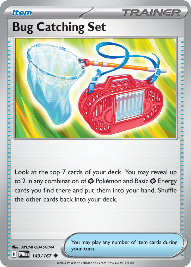 Bug Catching Set - 143/167 - Reverse Holofoil