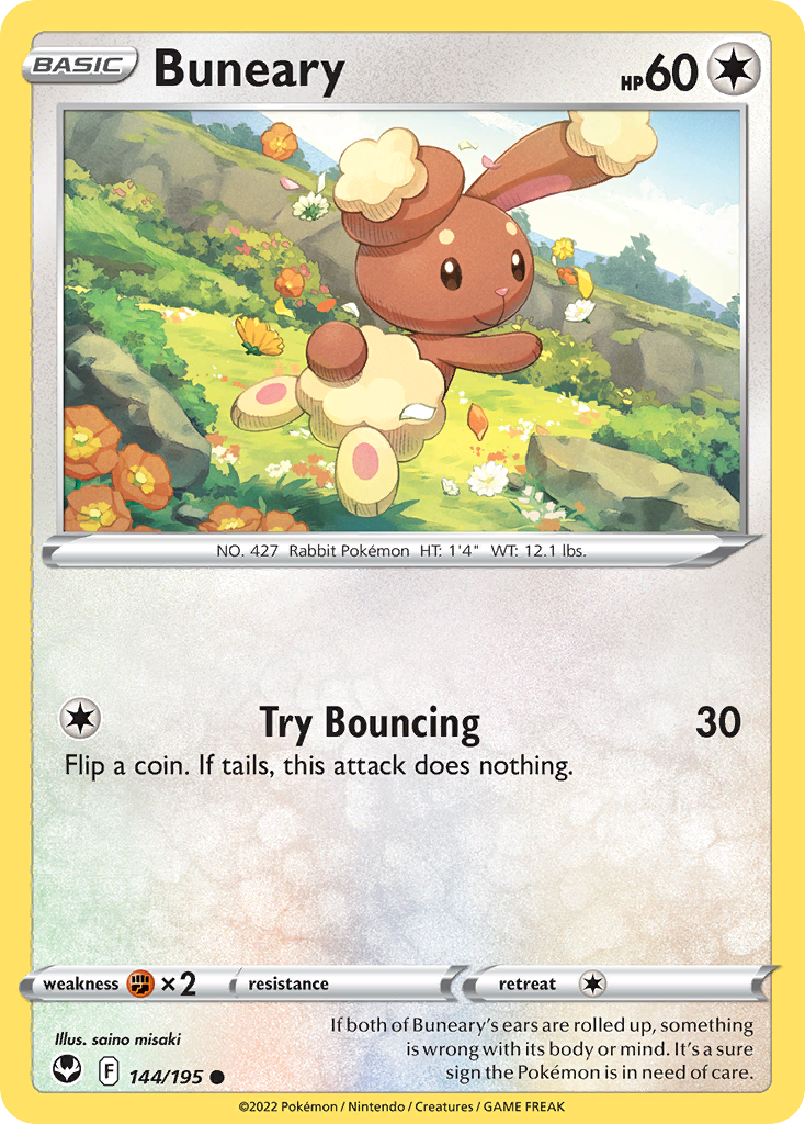 Buneary - 144/195 - Reverse Holofoil