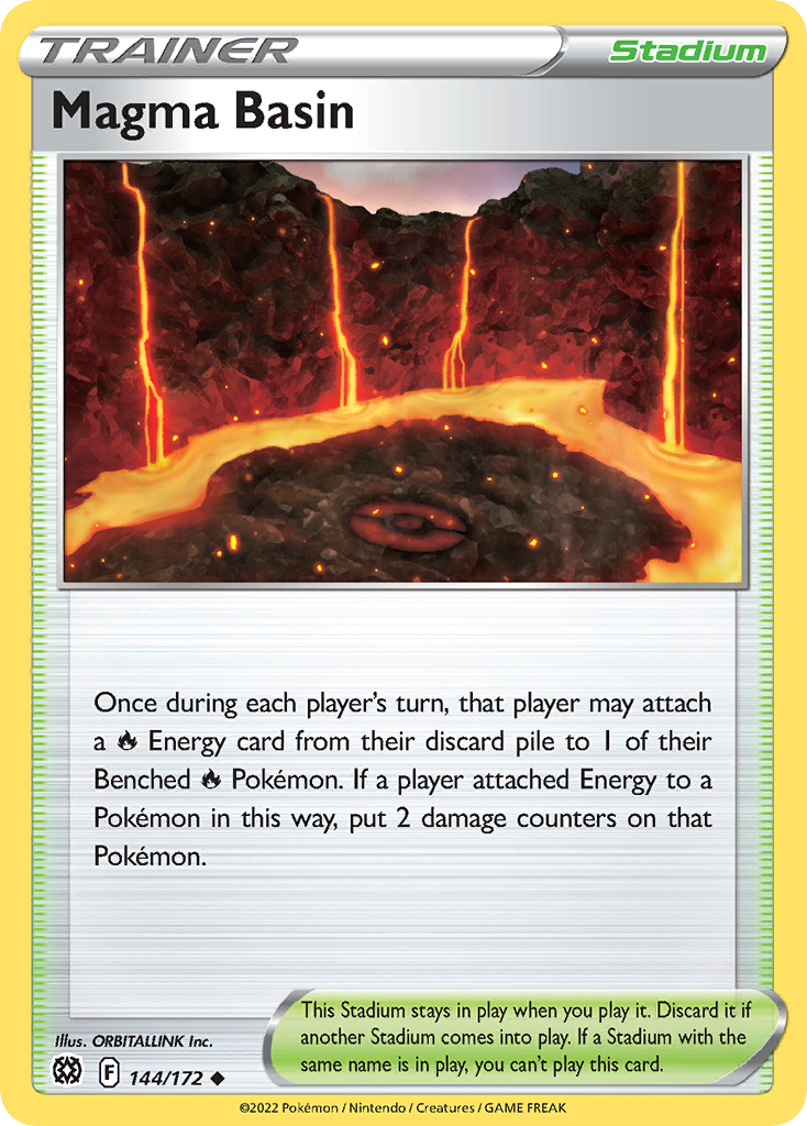 Magma Basin - 144/172 - Reverse Holofoil