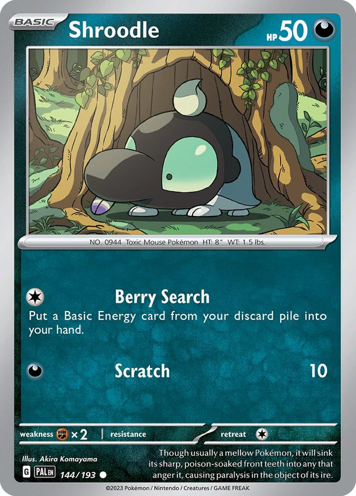 Shroodle - 144/193 - Reverse Holofoil