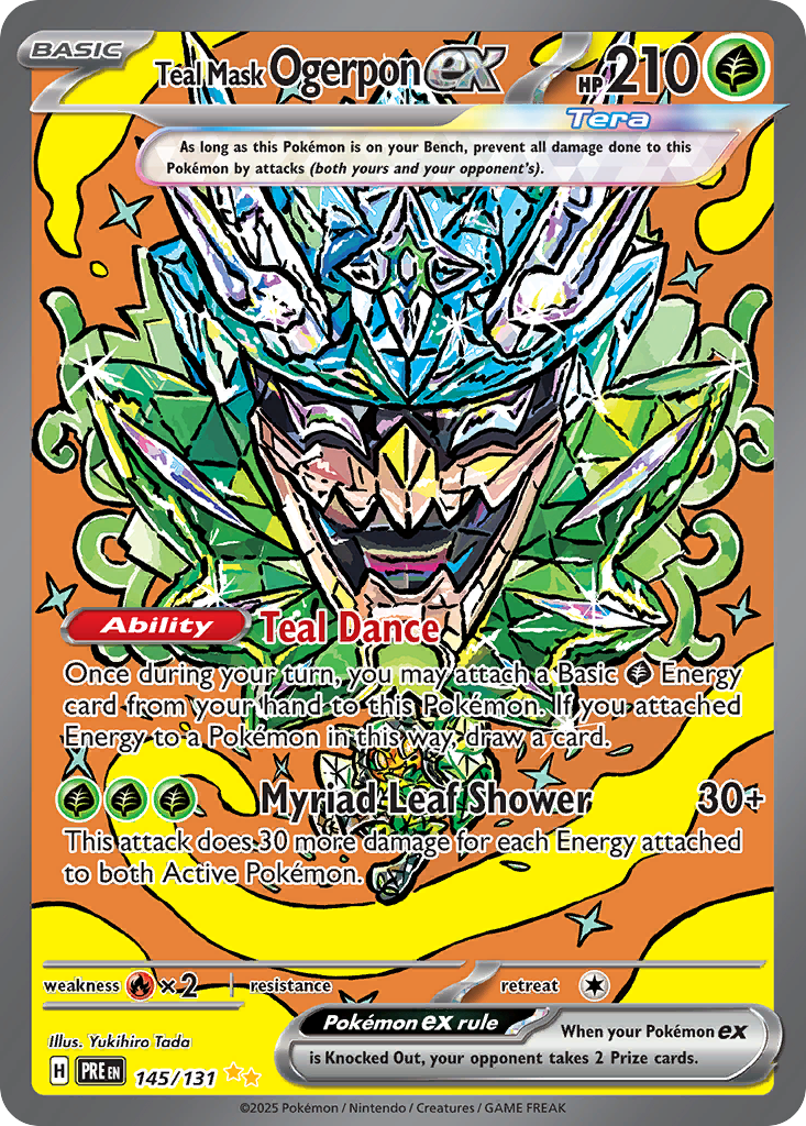 Teal Mask Ogerpon ex  - 145/131