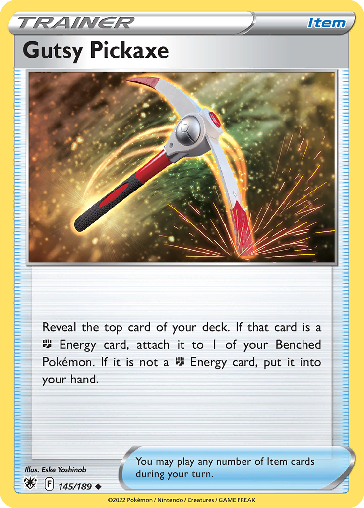 Gutsy Pickaxe - 145/189 - Reverse Holofoil
