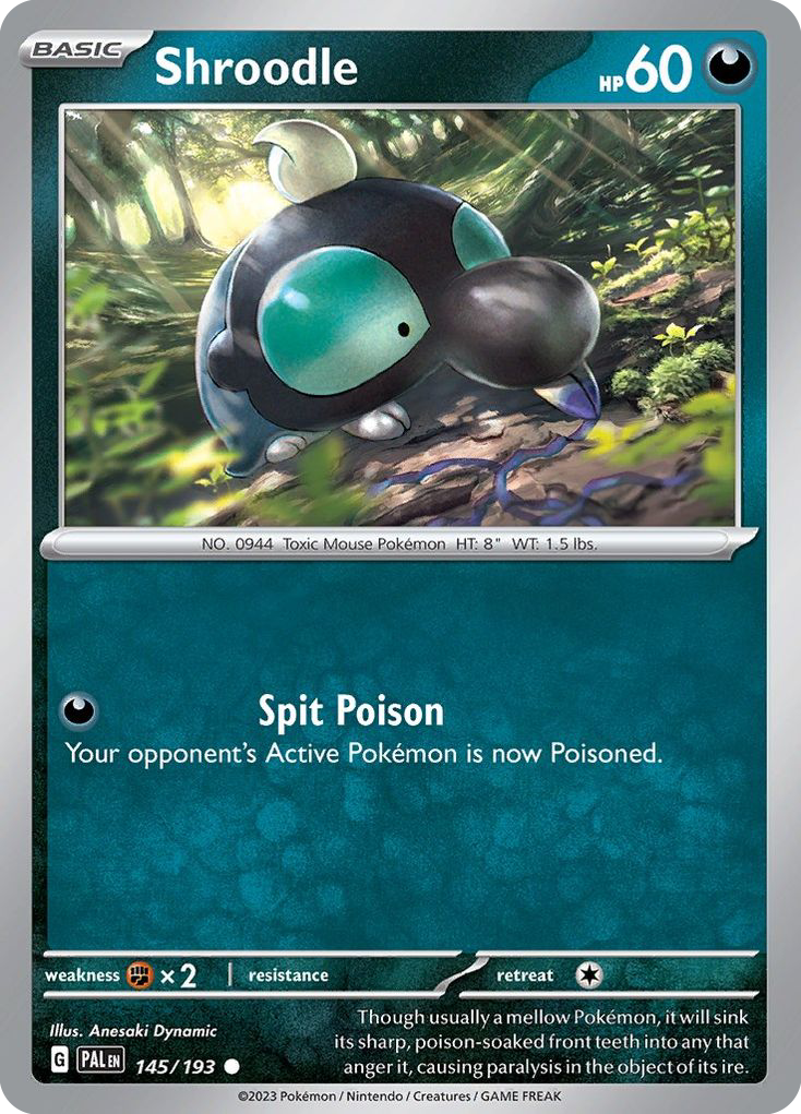 Shroodle  - 145/193 - Reverse Holofoil