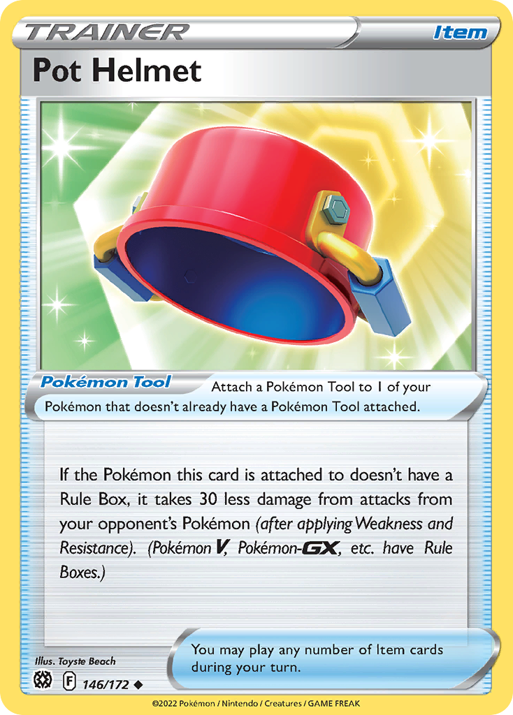 Pot Helmet - 146/172 - Reverse Holofoil