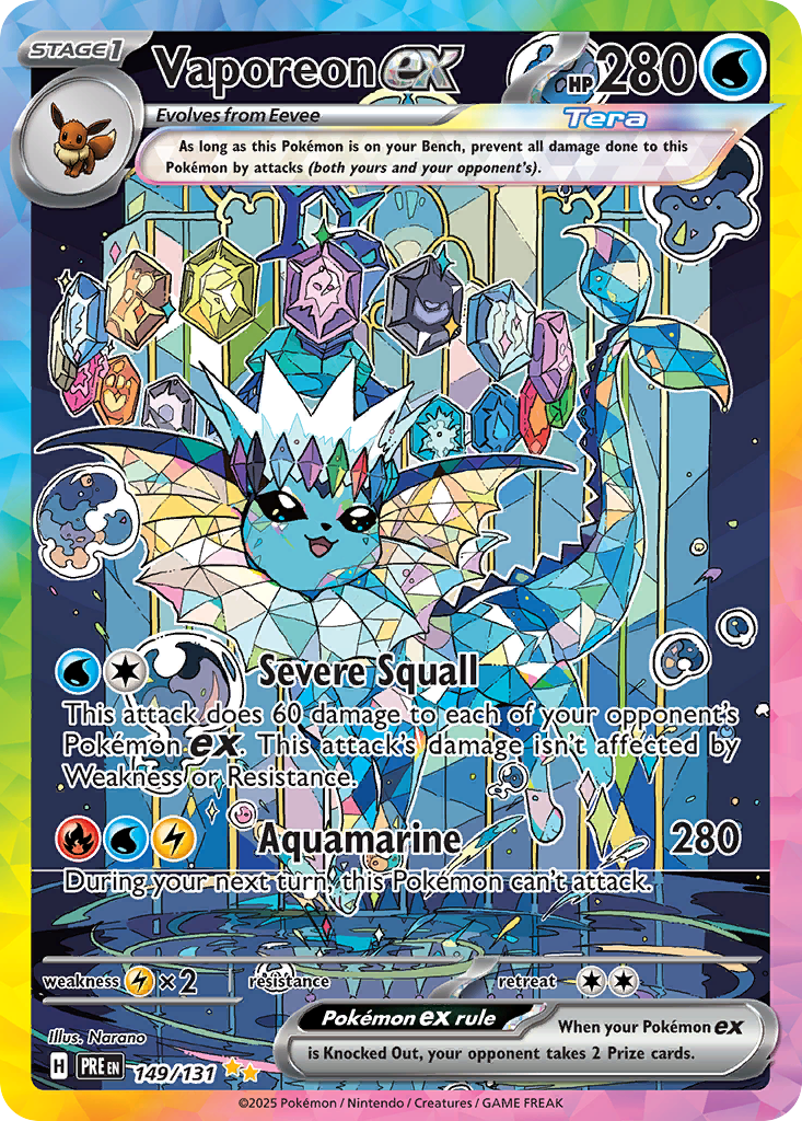Vaporeon ex  - 149/131