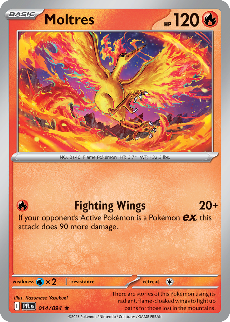 Moltres - 014/094 - Reverse Holofoil
