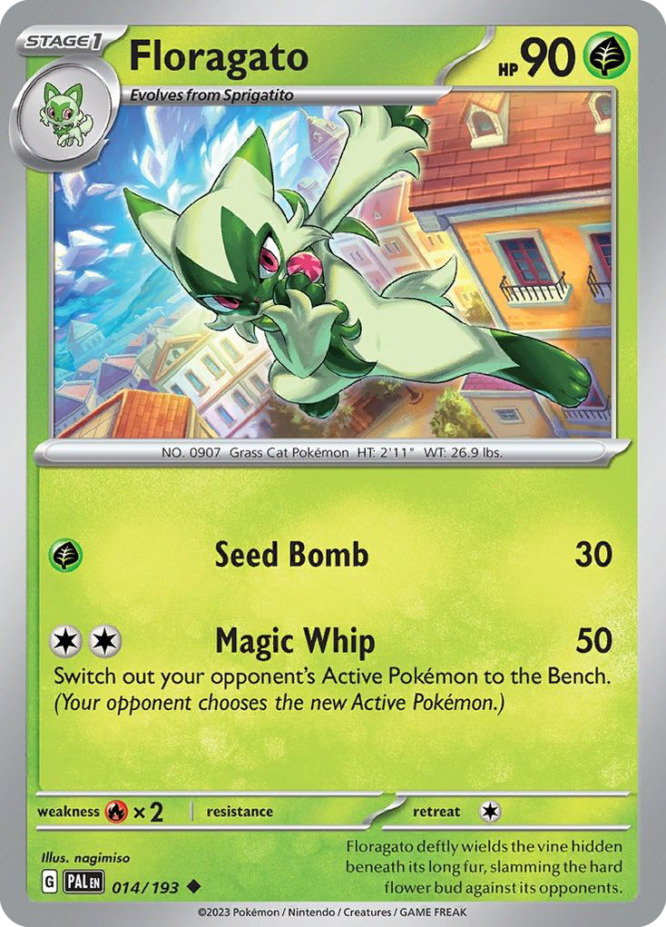 Floragato  - 014/193 - Reverse Holofoil