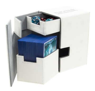 Ultimate Guard - Flip'N'Tray Deck Case 100+ Standard Size Xenoskin White