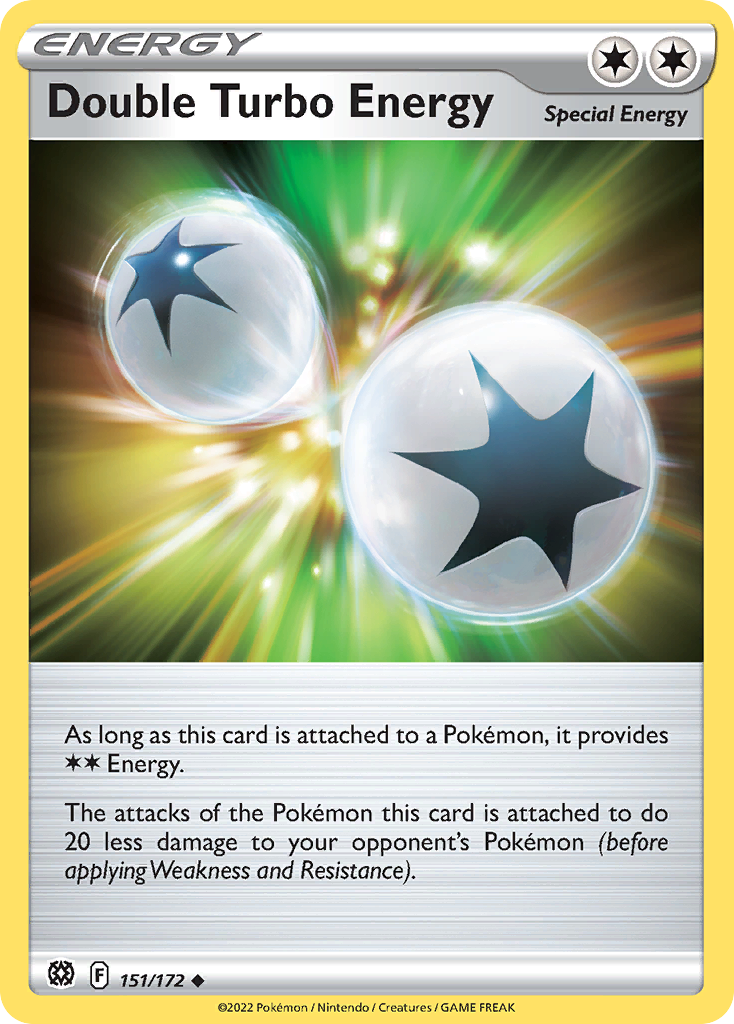 Double Turbo Energy - 151/172 - Reverse Holofoil