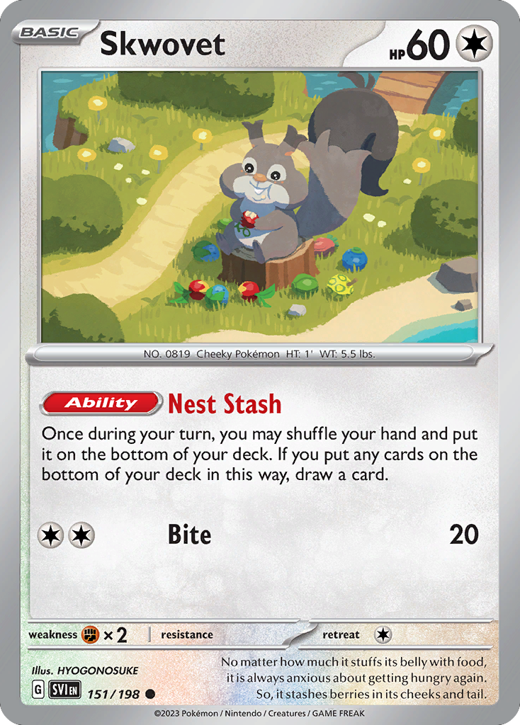 Skwovet  - 151/198 - Reverse Holofoil