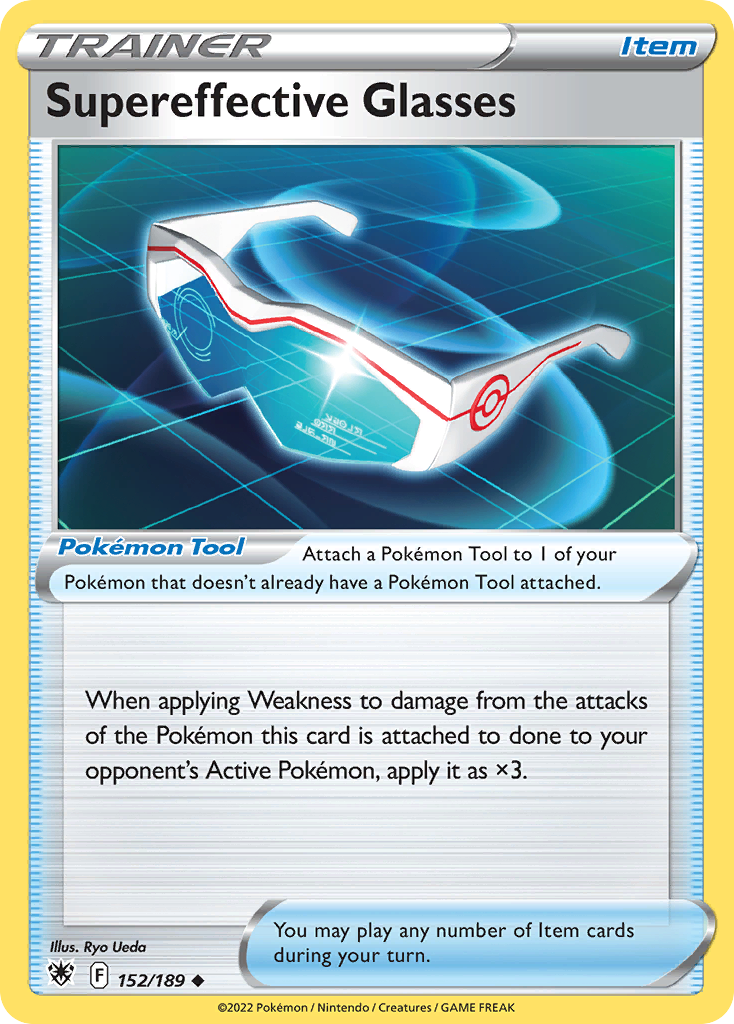 Supereffective Glasses - 152/189 - Reverse Holofoil