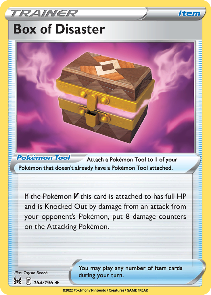 Box of Disaster - 154/196 - Reverse Holofoil