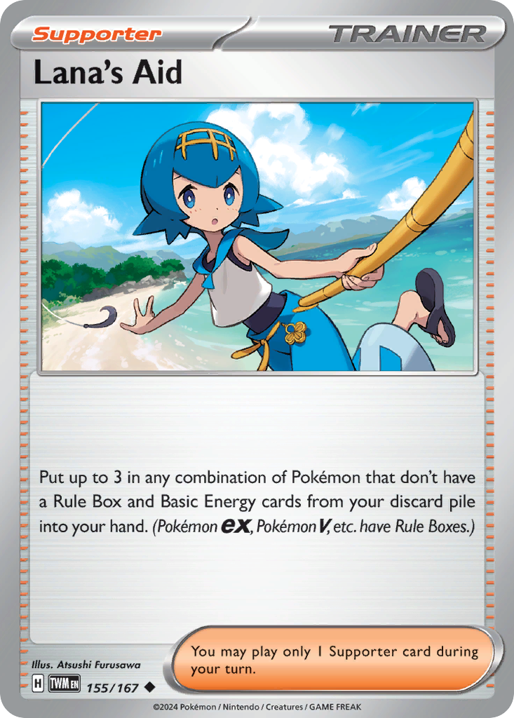 Lana's Aid  - 155/167 - Reverse Holofoil